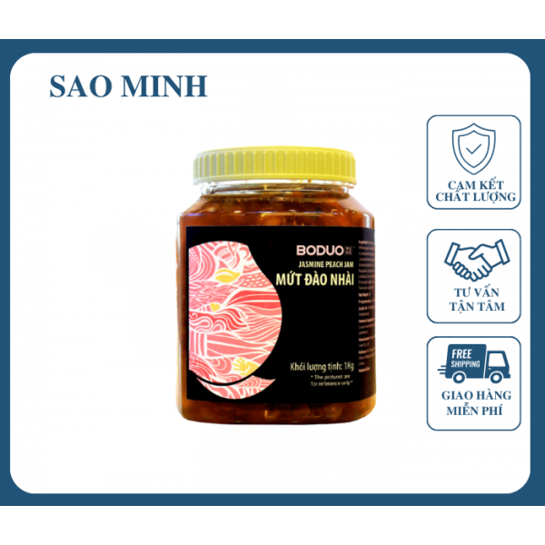 Mứt Đào Nhài Boduo 1Kg